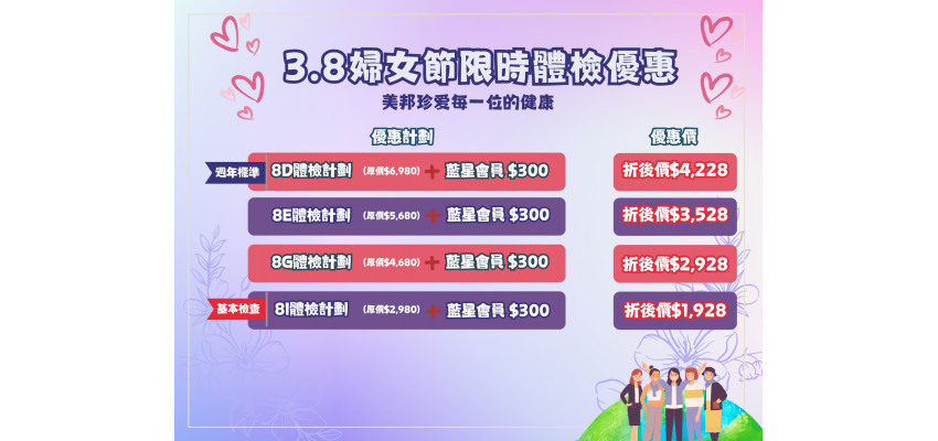 2026_3.8婦女節優惠 